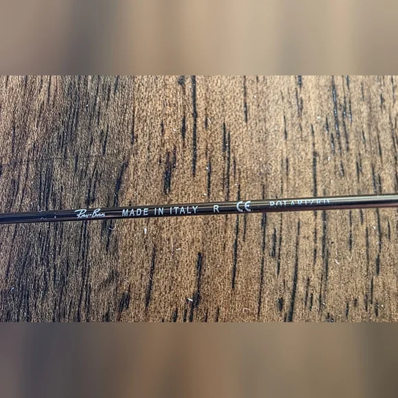 Ray-Ban Polorized Aviator Sunglasses With Blue Tint RB 3025 Authentic - Picture 7 of 15